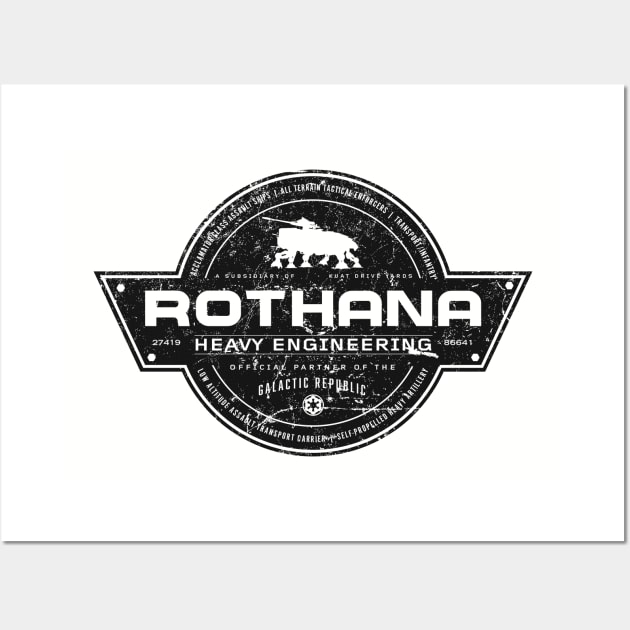 Rothana Heavy Engineering Wall Art by MindsparkCreative